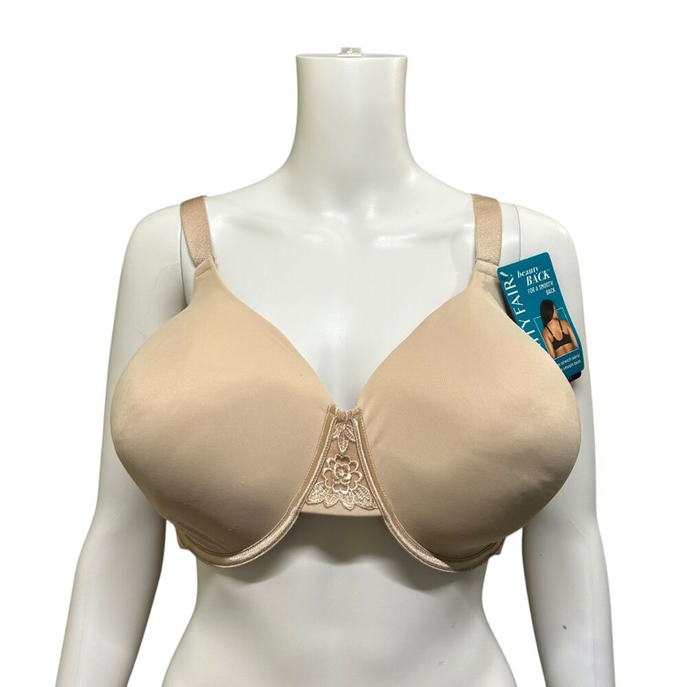 Vanity Fair Neutral Beauty Back Underwire Lightly Padded Bra Size 44DD